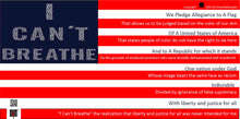 Load image into Gallery viewer, I Can't Breathe Outdoor Flag 5' x 3'
