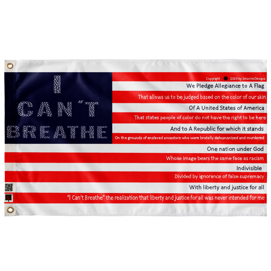 I Can't Breathe Wall Flag 3' x 5'
